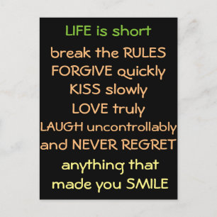 Cartão Postal a vida é horta