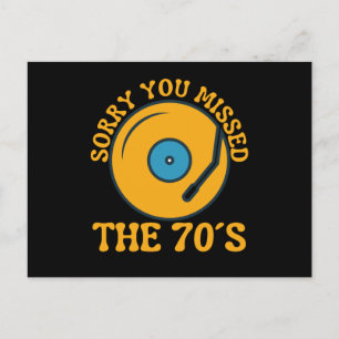 Cartão Postal A vida é melhor com os Anos setenta de música do