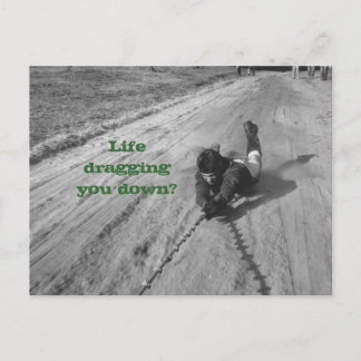 Cartão Postal A vida é um cartão-postal