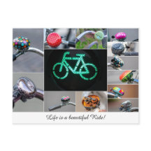 A vida é uma bela viagem de bicicleta!