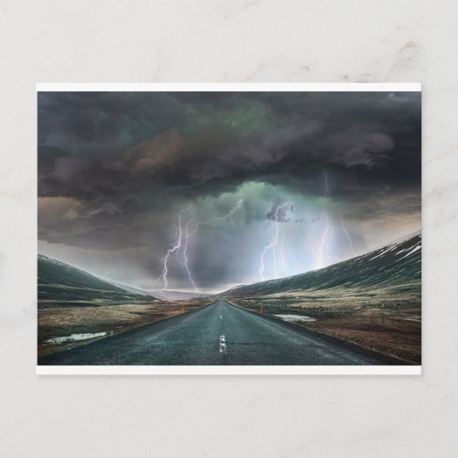 Cartão Postal A Vida É Uma Estrada (Frente)