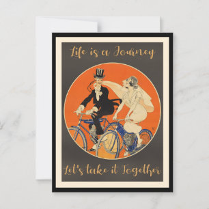 Cartão Postal A vida é uma jornada, amor.