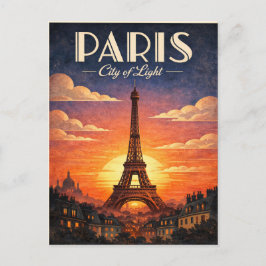 Cartão Postal A vida em Paris