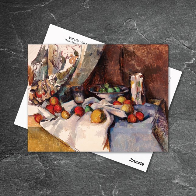 Cartão Postal A vida eterna com as maçãs Paul Cézanne (Criador carregado)