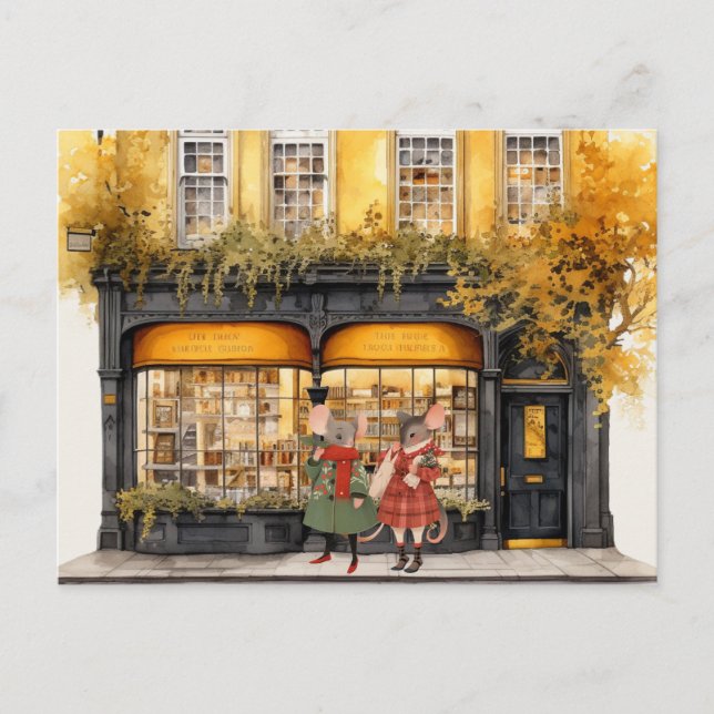 Cartão Postal A vida na cidade de ratos - Dia das raparigas (Frente)