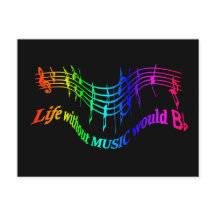 A vida sem música seria uma citação humorística "B