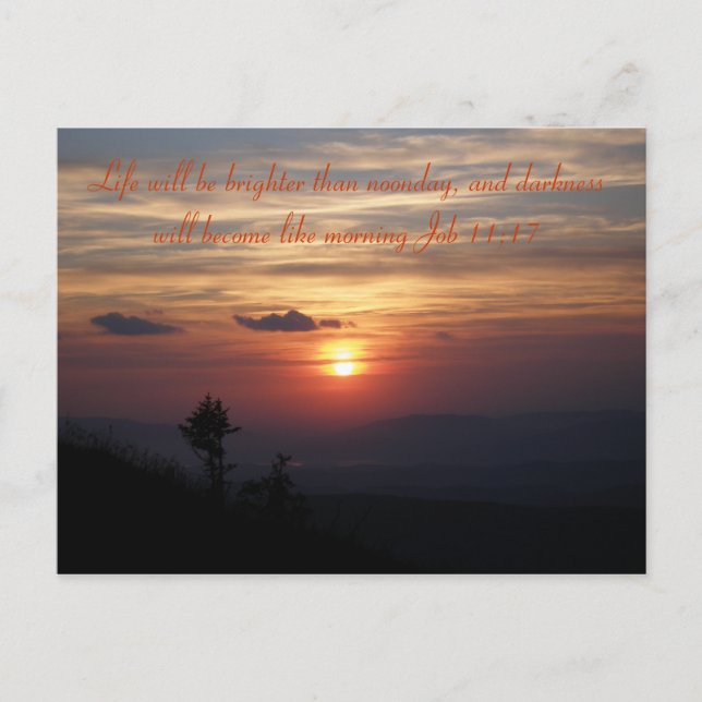 Cartão Postal "A vida será..." - Cartão-postal (Frente)