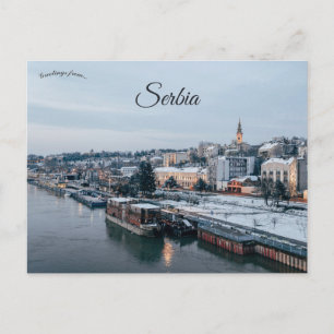Cartão Postal A View of Belgrado Sérvia
