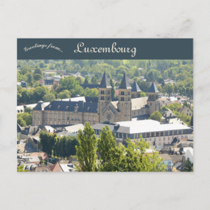 Cartão Postal A View of Echternach Luxembourg
