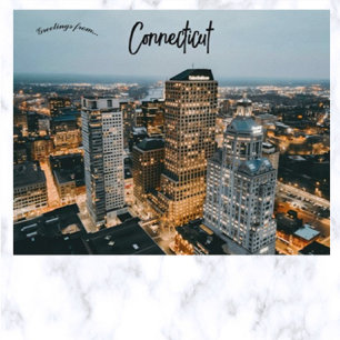 Cartão Postal A View of Hartford Connecticut