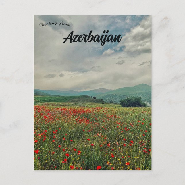 Cartão Postal A View of Ismailli Azerbaijan (Frente)
