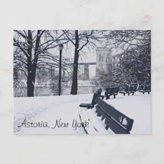 Cartão Postal A View of the Hellgate Bridge, Astoria NY