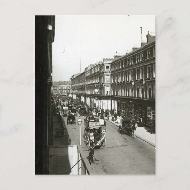 Cartão Postal A View of Westbourne Grove, London (Frente)