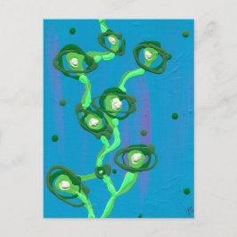 Cartão Postal A Vinha - pintura de Abstrato