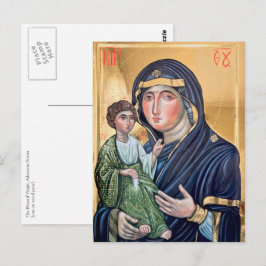 Cartão Postal A Virgem Abençoada - Advocata Nostra Ícone