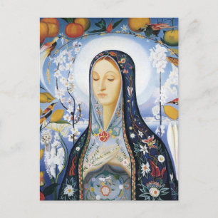 Cartão Postal A Virgem de Joseph Stella