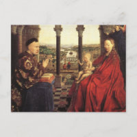 A Virgem do Chanceler Rolin por Jan van Eyck