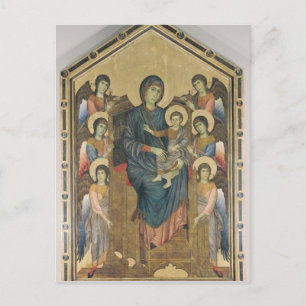 Cartão Postal A Virgem e o Menino em Majestade