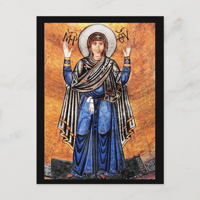 Cartão Postal A Virgem Mary Oran (Frente)