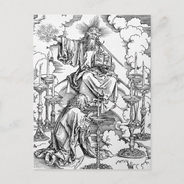 Cartão Postal A Visão dos Sete Castiçais (Frente)