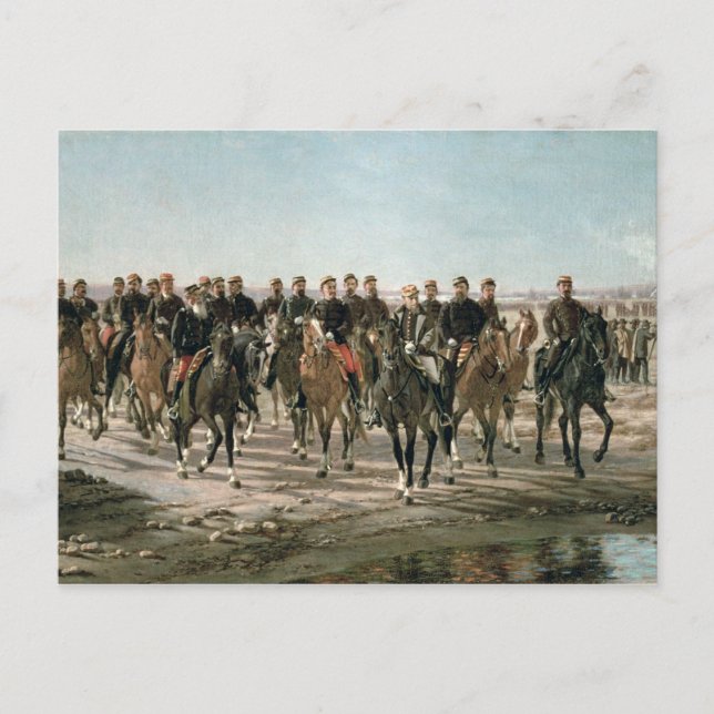 Cartão Postal A visita do General Julio Arge ao rio Negro (Frente)