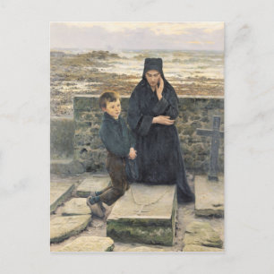 Cartão Postal A Viúva do Ile de Sein, 1880