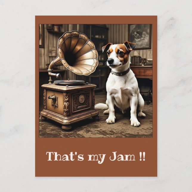 CARTÃO POSTAL "A VOZ DO MESTRE" (Frente)