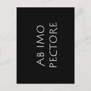 Cartão Postal Ab imo pectore