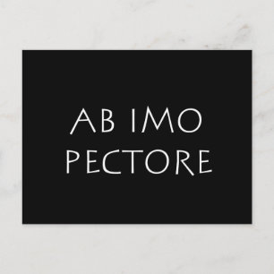 Cartão Postal Ab imo pectore
