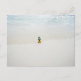 Cartão Postal Abacaxi-solteiro na praia