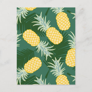 Cartão Postal Abacaxi tropical