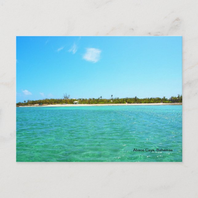 Cartão Postal Abaco Cays (Frente)