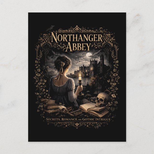 Cartão Postal Abadia de Northanger (Frente)