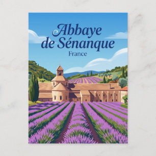 Cartão Postal Abadia de Sénanque França