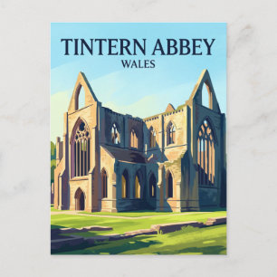 Cartão Postal Abadia de Tintern País de Gales