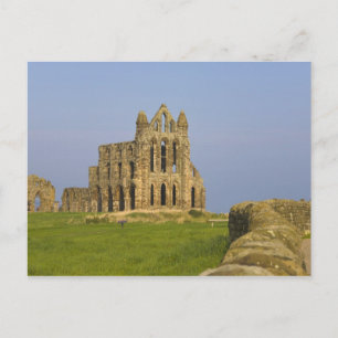 Cartão Postal Abadia de Whitby, Whitby, North Yorkshire, Inglate
