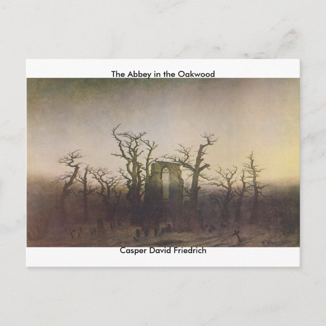 Cartão Postal Abadia no Oakwood (Frente)