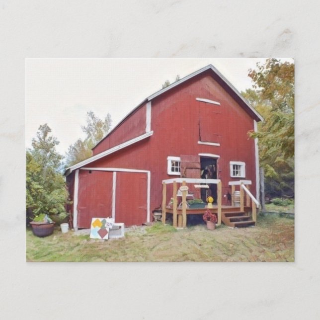 Cartão Postal Abaixo a Fazenda do painel (Frente)