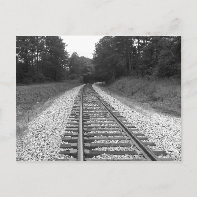 Cartão Postal "Abaixo as trilhas" (Frente)