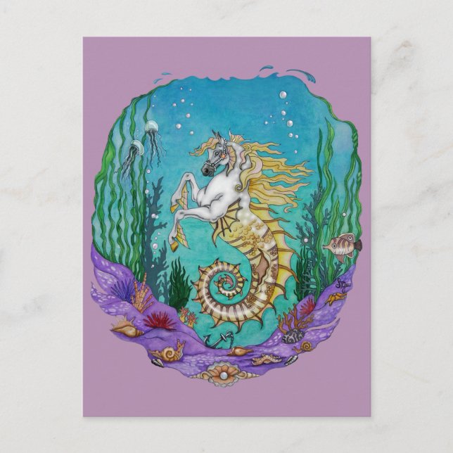 Cartão Postal Abaixo de ÁguaCavalo (Frente)
