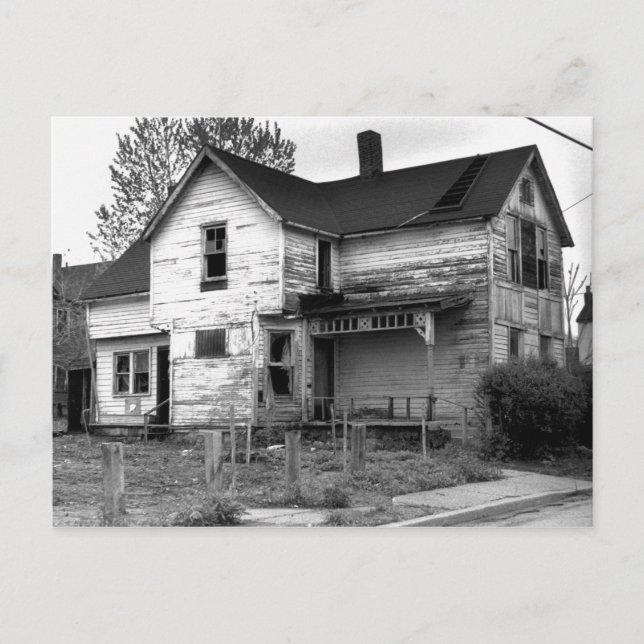 Cartão Postal Abandoned House (Frente)