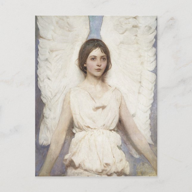 Cartão Postal Abbott Handerson Thayer - Angel (Frente)