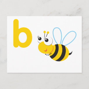 Cartão Postal ABC Animals Betty Bee
