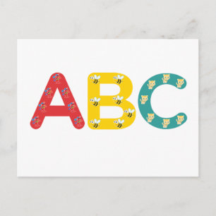 Cartão Postal ABC por PaddleDuck