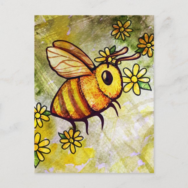 Cartão Postal Abeja Fofa                                         (Frente)