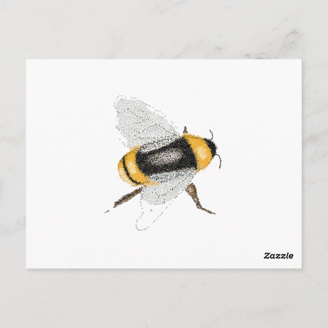 Cartão Postal Abelha (Verso)