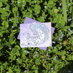 Cartão Postal Abençoada Seja Deusa Lua