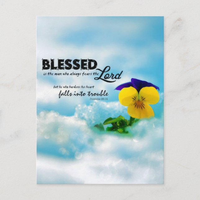 Cartão Postal Abençoado (Frente)