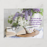 Cartão Postal Abençoado com Paz