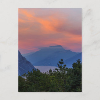 Cartão Postal Abendstimung am Gardasee